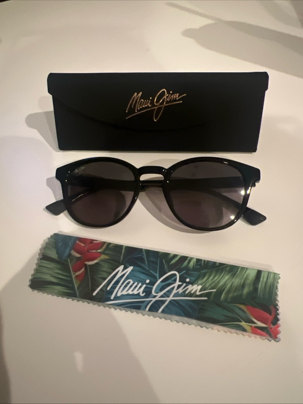 Maui Jim HIEHIE Polarized Black MJ0636S 001 50-20-145 Sunglasses Brand New